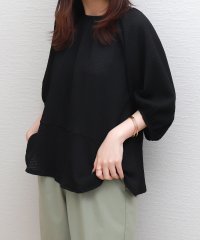 libelle more/リベル モア libelle more 〈洗える〉膨れジャガード裾フレアプルオーバー/508325351