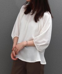libelle more/リベル モア libelle more 〈洗える〉膨れジャガード裾フレアプルオーバー/508325351
