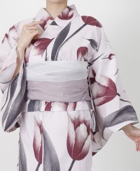HAPPY EXP/ハッピーキュウビン HAPPY急便 セパレート 浴衣 レディース 浴衣セット 簡単！1人で着れる綿セパレート浴衣2点セット（二部式浴衣+帯）/508325362