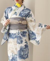 HAPPY EXP/ハッピーキュウビン HAPPY急便 セパレート 浴衣 レディース 浴衣セット 簡単！1人で着れる綿セパレート浴衣2点セット（二部式浴衣+帯）/508325362