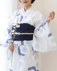 HAPPY EXP/ハッピーキュウビン HAPPY急便 セパレート 浴衣 レディース 浴衣セット 簡単！1人で着れる綿セパレート浴衣2点セット（二部式浴衣+帯）/508325362