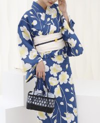 HAPPY EXP/ハッピーキュウビン HAPPY急便 セパレート 浴衣 レディース 浴衣セット 簡単！1人で着れる綿セパレート浴衣2点セット（二部式浴衣+帯）/508325362