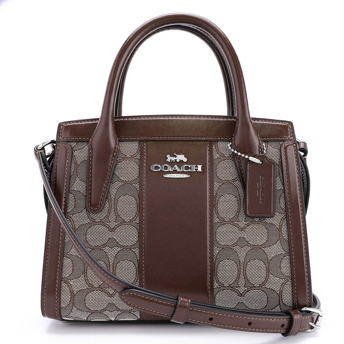 登場! コーチ COACH ショルダーバッグ シグネチャー ジャガード バッグ