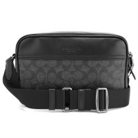 COACH/コーチ COACH ショルダーバッグ シグネチャー キャンバス グラハム クロスボディ バッグ CV921 QBMI5 CHARCOAL/BLACK/508325412