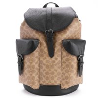 COACH/コーチ COACH リュックサック シグネチャー キャンバス ワーナー バックパック CW211 QBNRX TAN/BLACK/508325416