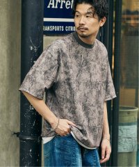 417 EDIFICE/アブストラクトパターン スピンドルTシャツ/508325489