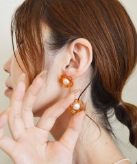 styiro/スタイロ styiro ニッケルフリー クリアフラワーパールピアス/508325515