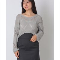 FINE (Rename)/ファイン FINE クロップドニットトップス/508325532