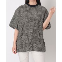 STYLEBLOCK/スタイルブロック STYLEBLOCK ワッシャーチェックオーバーサイズTシャツ/508325537