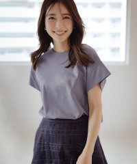 KUMIKYOKU（LARGE SIZE）/【接触冷感】バックフリル カットソー/508325774