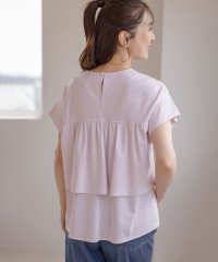 KUMIKYOKU（LARGE SIZE）/【接触冷感】バックフリル カットソー/508325774