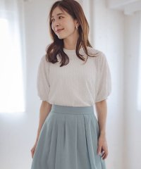KUMIKYOKU（LARGE SIZE）/レーシージャージーニットライク カットソー/508325775