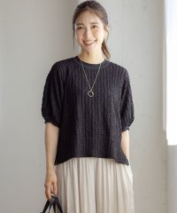 KUMIKYOKU（LARGE SIZE）/レーシージャージーニットライク カットソー/508325775