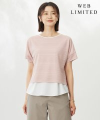 J.PRESS LADIES（LARGE SIZE）/【WEB限定カラーあり・洗える】レースドッキング カットソー/508268771