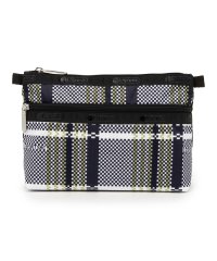 LeSportsac/COSMETIC CLUTCHピクセルスクランブルチェック/508279393