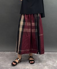 NICOLE white/チェックスカート/508284456
