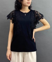 NICOLE white/袖レースプルオーバー/508284462