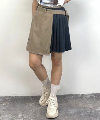 NICOLE CLUB/ラッププリーツスカート/508284466