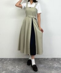 NICOLE CLUB/ファスナースリットジャンパースカート/508284469