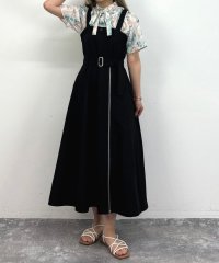 NICOLE CLUB/ファスナースリットジャンパースカート/508284469