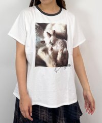 NICOLE CLUB/フレンチスリーブ猫Tシャツ/508284470