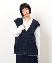 ONIGIRI/デニムフリンジベスト/508287267