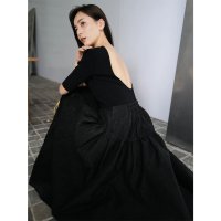 anuans/アニュアンス anuans バックオープンカップインドッキングニットワンピース/508325629