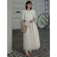 anuans/アニュアンス anuans バックオープンカップインドッキングニットワンピース/508325629