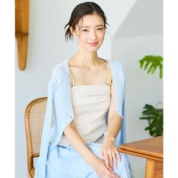 ROYAL PARTY/ロイヤルパーティー ROYAL PARTY Vネックシアーカーディガン/508326170