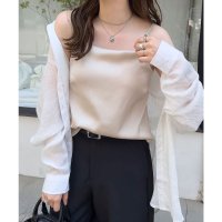 KOBE LETTUCE/コウベレタス KOBE LETTUCE [ Petitle / プチレ ] カップ付きサテンキャミソール【プチ】 [C7552]/508326177