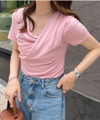 KOBE LETTUCE/コウベレタス KOBE LETTUCE ドレープTシャツ [C7597]/508326179