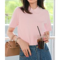 KOBE LETTUCE/コウベレタス KOBE LETTUCE ピコレースポロニット半袖トップス [N1192]/508326190