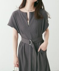 NICE CLAUP/OLIVE des OLIVE OUTLET/【natural couture】テレコリブジップあき２ＷＡＹワンピ/508326229