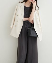 NICE CLAUP/OLIVE des OLIVE OUTLET/【natural couture】バックシャーリングロンパース/508326230