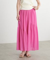 NICE CLAUP/OLIVE des OLIVE OUTLET/【LARUTA】コットンボイルイレギュラー切替スカート/508326234