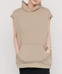 NICE CLAUP/OLIVE des OLIVE OUTLET/【LARUTA】フード付きショルダー裏毛プルオーバー/508326236