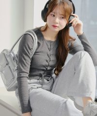 NICE CLAUP/OLIVE des OLIVE OUTLET/【WEB限定】ピグメント風レースupテレコ/508326237