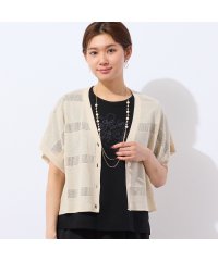 LOBJIE/シアーボーダーカーディガン/508326404