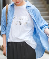 Spick & Span/《追加2》箔ロゴプリントTシャツ/508326422