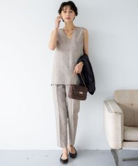 NIJYUSANKU（LARGE SIZE）/【一部店舗限定/洗える】リネンライクジャカード セットアップ/508326562