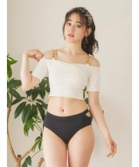 Resort Island/チェーン×オフショル水着 スイムウェア 3点セット/508326635
