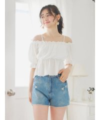 Resort Island/ジャガード×オフショル水着 スイムウェア 3点セット/508326638