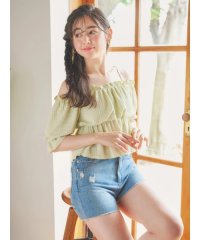 Resort Island/ジャガード×オフショル水着 スイムウェア 3点セット/508326638
