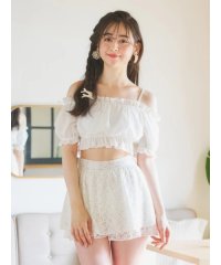 Resort Island/フリル×オフショル水着 スイムウェア 3点セット/508326639