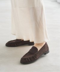LE TALON/《予約》レザーソフトギャザーローファー/508326661