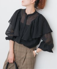 Spick & Span/《予約》シアーストライプスタンドカラーブラウス/508326715