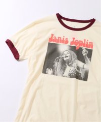 JOURNAL STANDARD relume Men's/BLUESCENTRIC 別注 リンガーT  ”PEACE JANIS JOPLIN ”/508327006