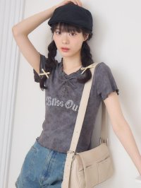 Emsexcite/エムズエキサイト ems excite レースアップロゴTEE/508327209