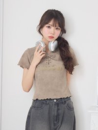 Emsexcite/エムズエキサイト ems excite レースアップロゴTEE/508327209
