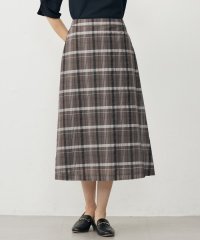 J.PRESS LADIES（LARGE SIZE）/【洗える】シアーチェック スカート/508327761